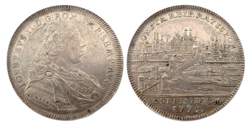 Duitsland . Stad Regensburg. Taler 1775.                                                                                                                                                                                                                       