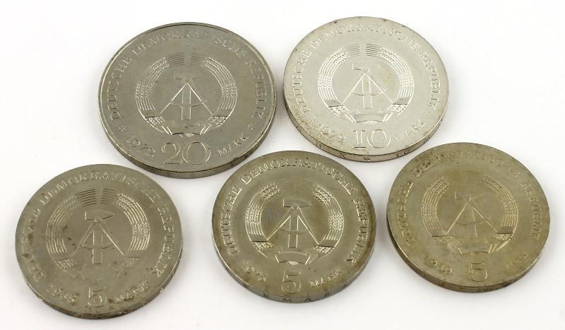 Oost Duitsland. Lot (5 )                                                                                                                                                                                                                                       
