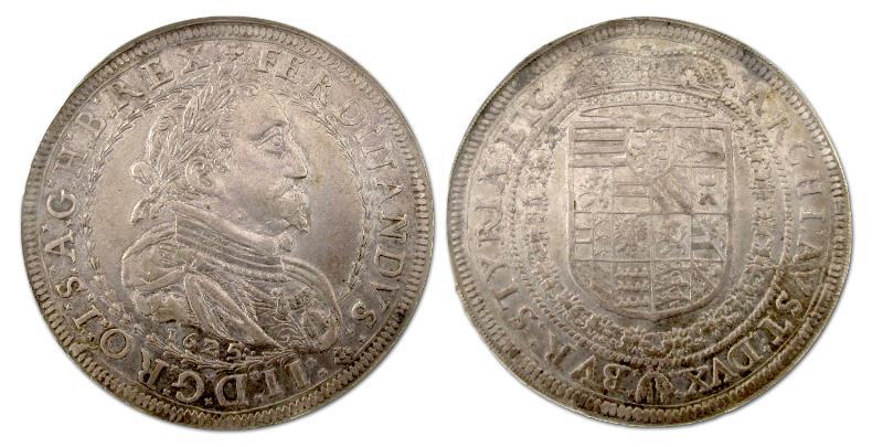Oostenrijk. Ferdinand II,1619–1637, , STYRIA Graz. Taler 1625.                                                                                                                                                                                                 