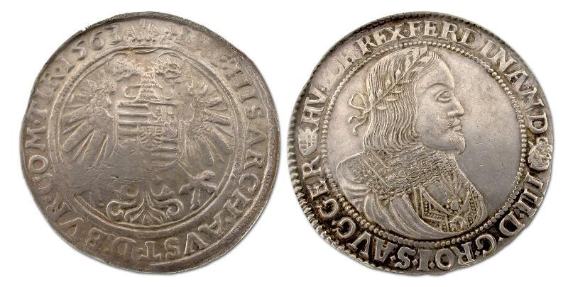 Oostenrijk. Taler  1651,  Kremnitz,  Huszár 1242.                                                                                                                                                                                                              