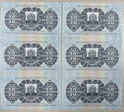 Lot 6 banknotes. - UNC.