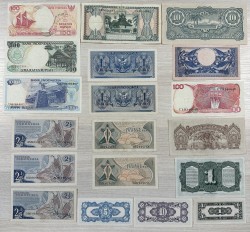 Lot 19 banknotes. - Very fine – UNC.