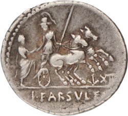 Roman Republic. L. Farsuleius Mensor. Denarius. ND (75 BC).