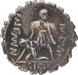 Roman Republic. Mn. Aquilius. Denarius. ND (65 BC).
