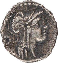 Roman Republic. D. Iunius Silanus L.f. Denarius. ND (91 BC).