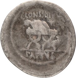 Roman Republic. C. Considius Paetus. Denarius. ND (46 BC).