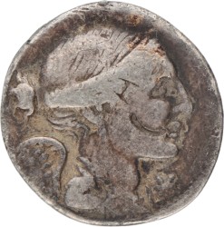 Roman Republic. L. Valerius Flaccus. Denarius. ND (108 - 107 BC).