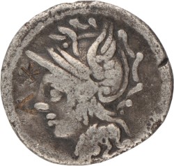 Roman Republic. C. Coelius Caldus. Denarius. ND (104 BC).