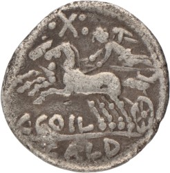 Roman Republic. C. Coelius Caldus. Denarius. ND (104 BC).
