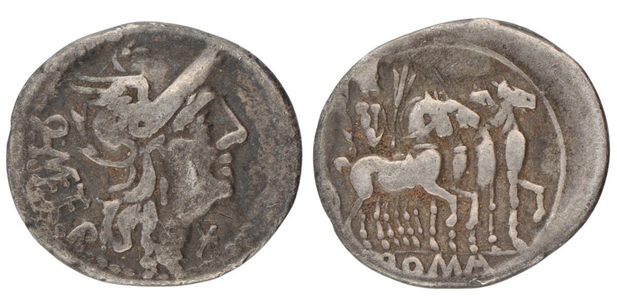 Roman Republic. M. Vargunteius. Denarius. ND (130 BC).