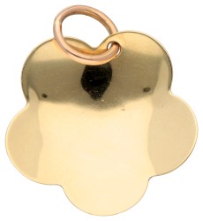 Ilaz 18K bicolour gouden hanger.