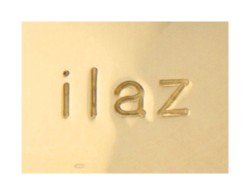 Ilaz 18K bicolour gouden hanger.