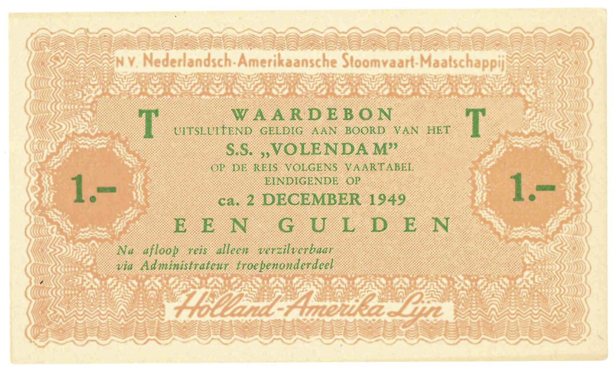 1 gulden. - UNC.