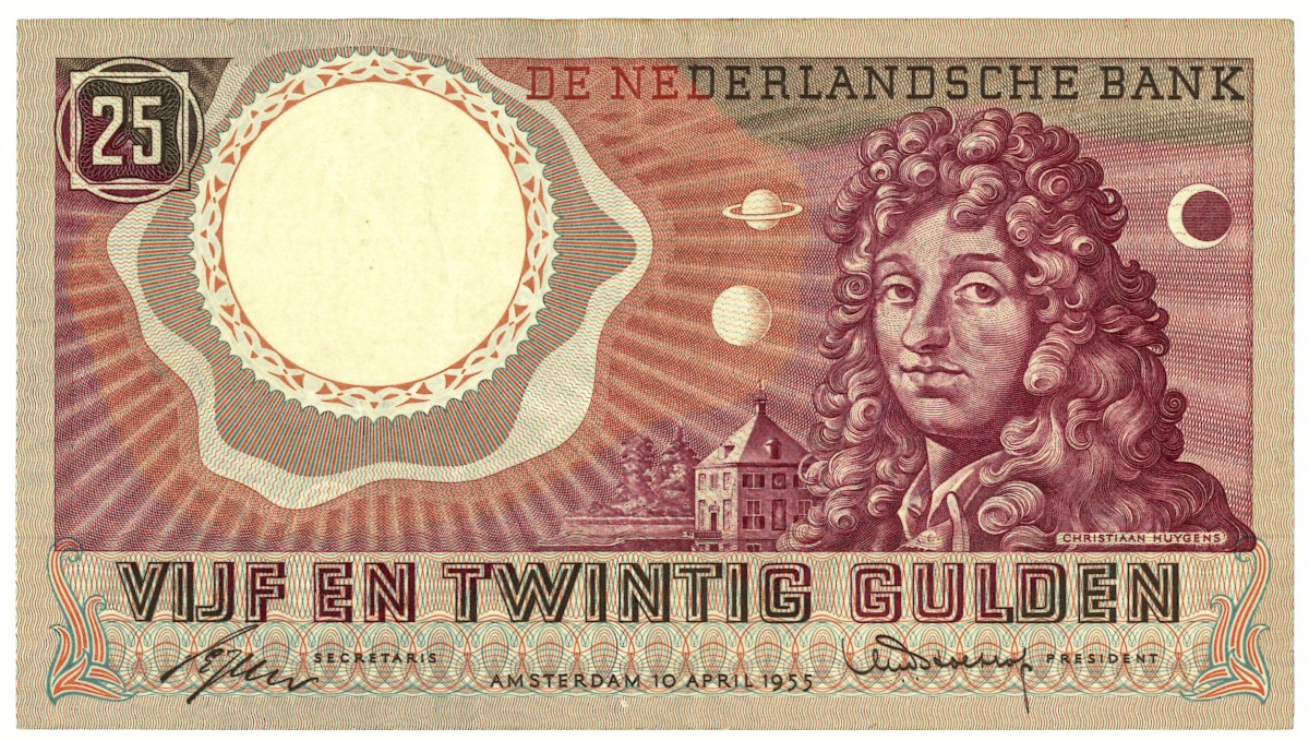 25 gulden Z serie. - Zeer Fraai +.