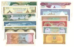 Lot 12 banknotes. - Very fine – UNC.