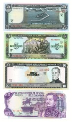 Lot 4 banknotes. - Extremely fine / UNC.