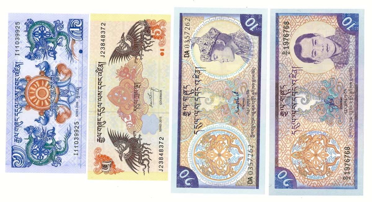 Lot 4 banknotes. - About UNC.