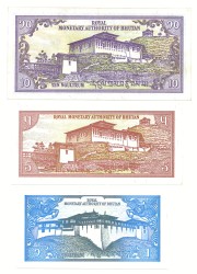 Lot 3 banknotes. - About UNC.