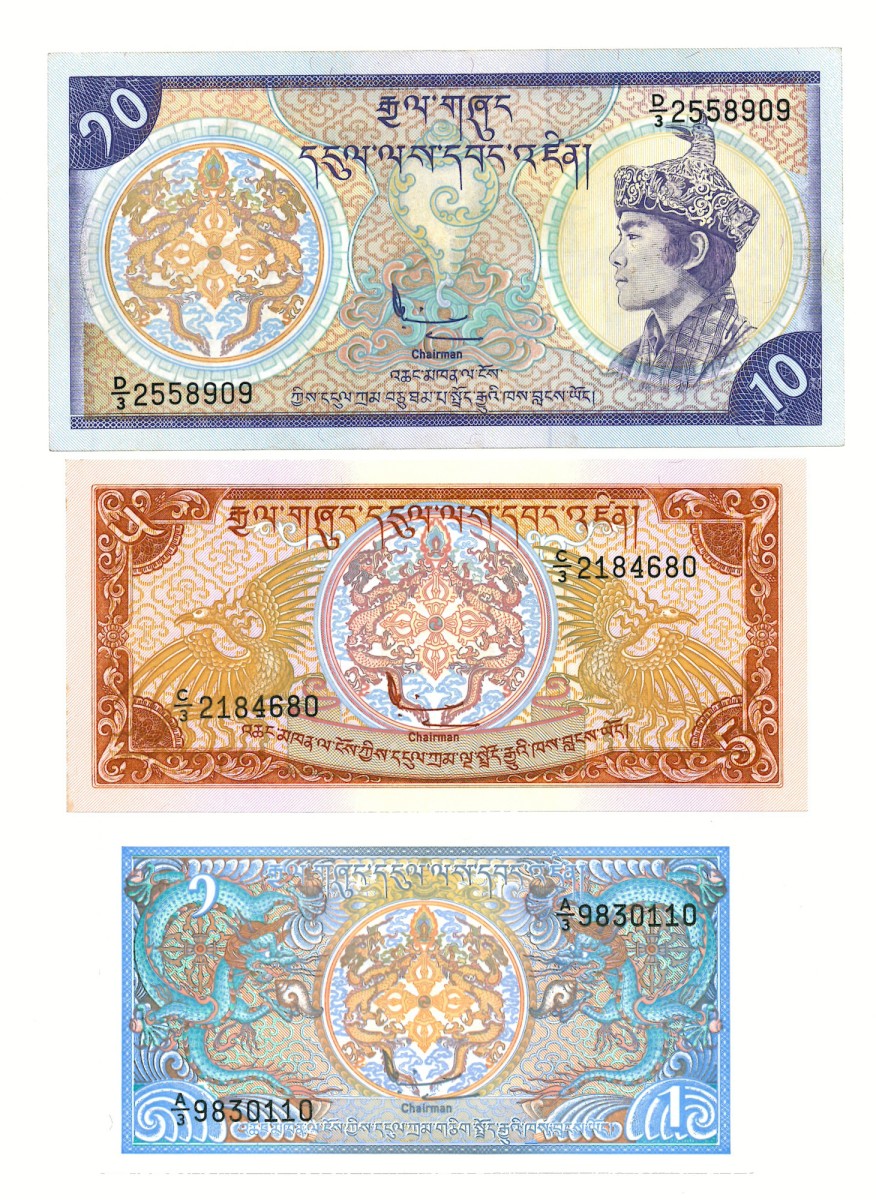 Lot 3 banknotes. - About UNC.