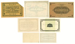 Lot 7 banknotes. - Extremely fine / UNC.