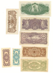 Lot 8 banknotes. - Very fine / Extremely fine.