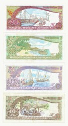 Lot 4 banknotes. - Very fine / Extremely fine.