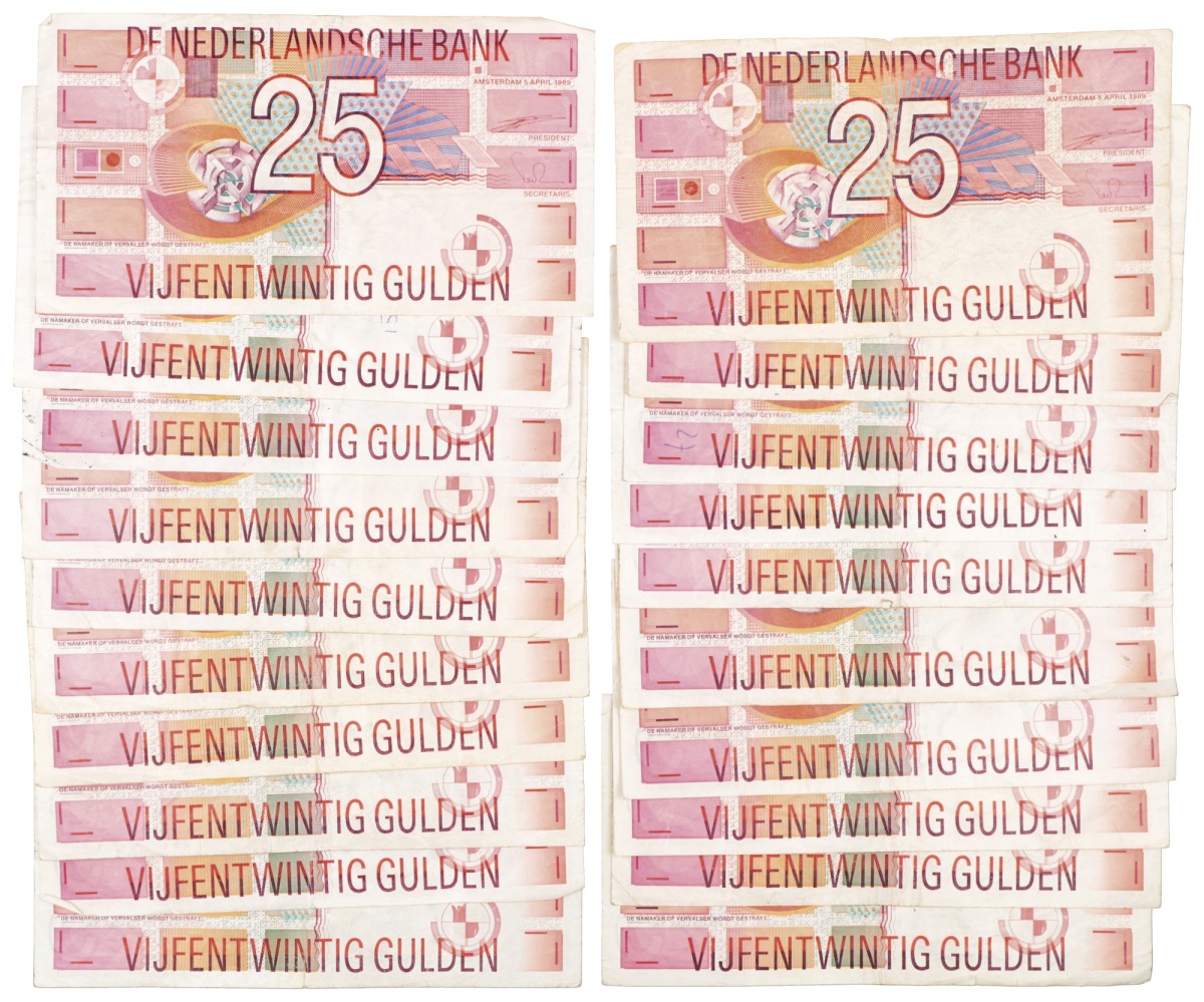 No reserve - Lot 20 bankbiljetten. - Fraai / Zeer Fraai.