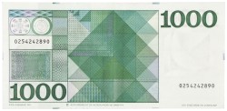 1000 gulden. - Zeer Fraai.