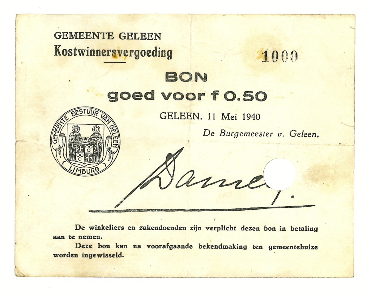 ½ gulden. - Zeer Fraai.