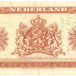 Nederland 1 gulden Muntbiljet Type 1945 Wilhelmina II - Zeer Fraai