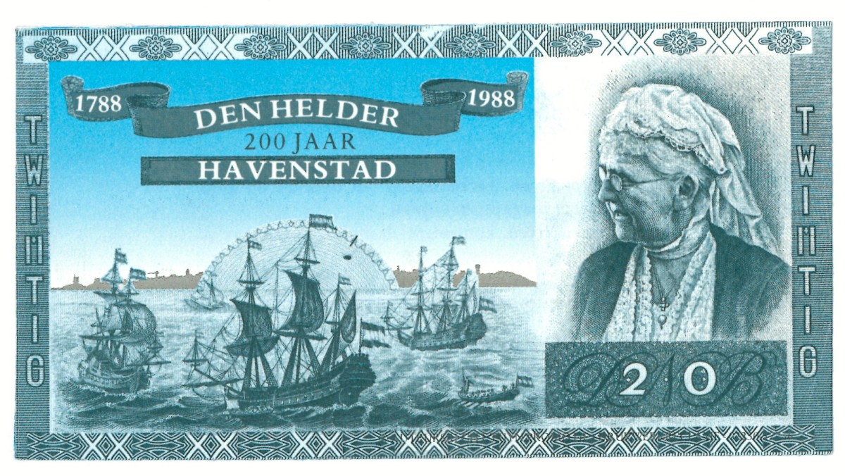 No reserve - 20 gulden. - UNC.