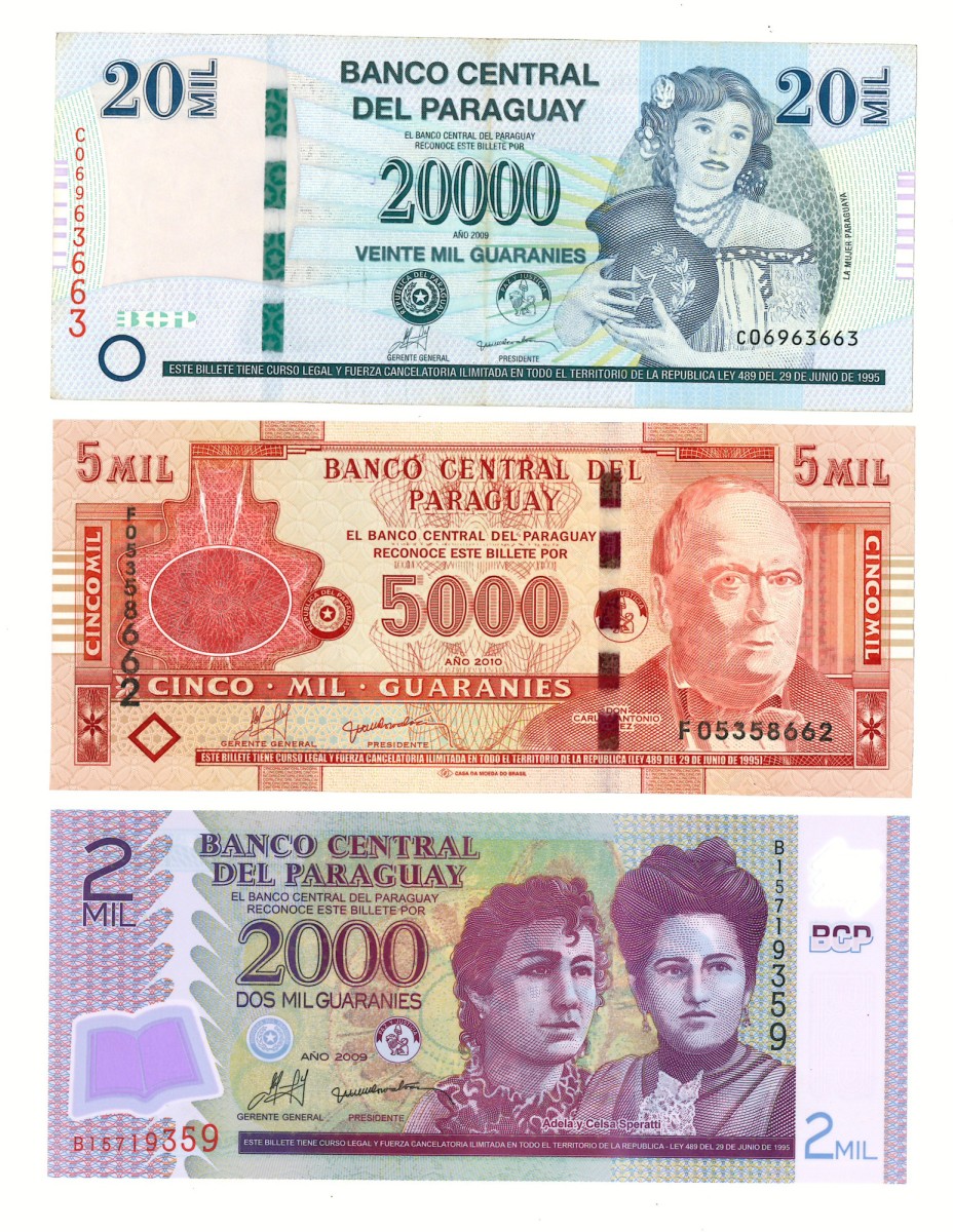 Lot 3 banknotes. - About UNC.