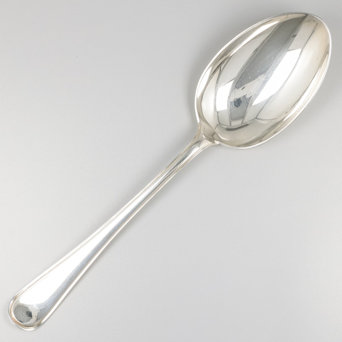 Groentelepel Hollands rondfilet, zilver.