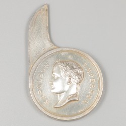 Christofle 3-delig lot "Napoleon Empereur", verzilverd.