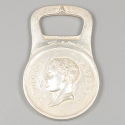 Christofle 3-delig lot "Napoleon Empereur", verzilverd.
