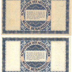 Nederland 2x 2½ gulden Zilverbon Type 1938 - Prachtig +