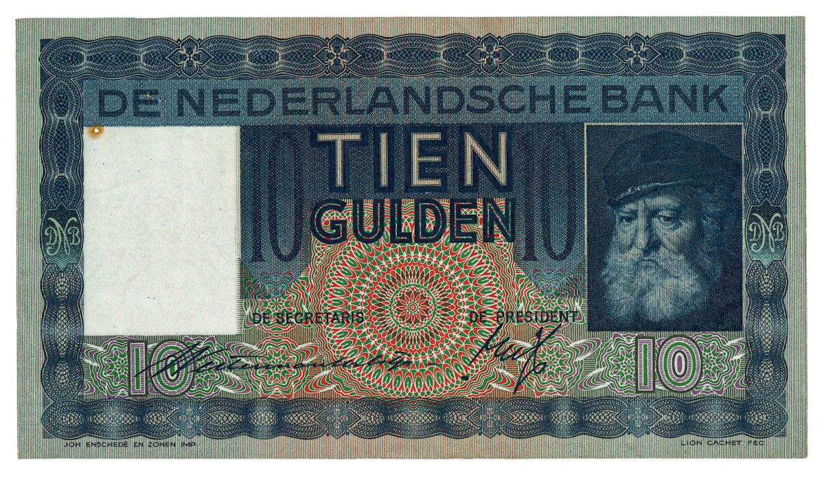 10 gulden. - Prachtig.