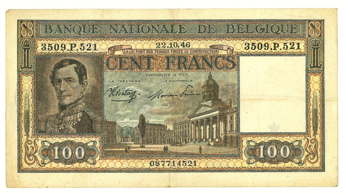 100 francs. - Very fine +.