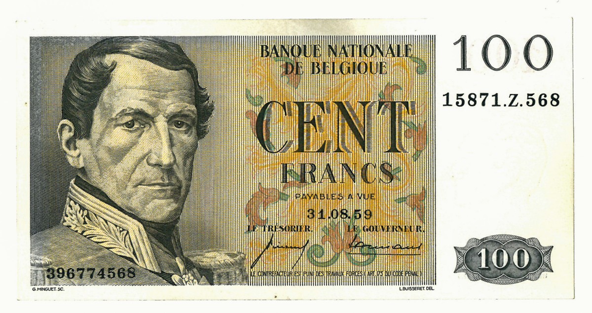 100 francs. - Extremely fine.