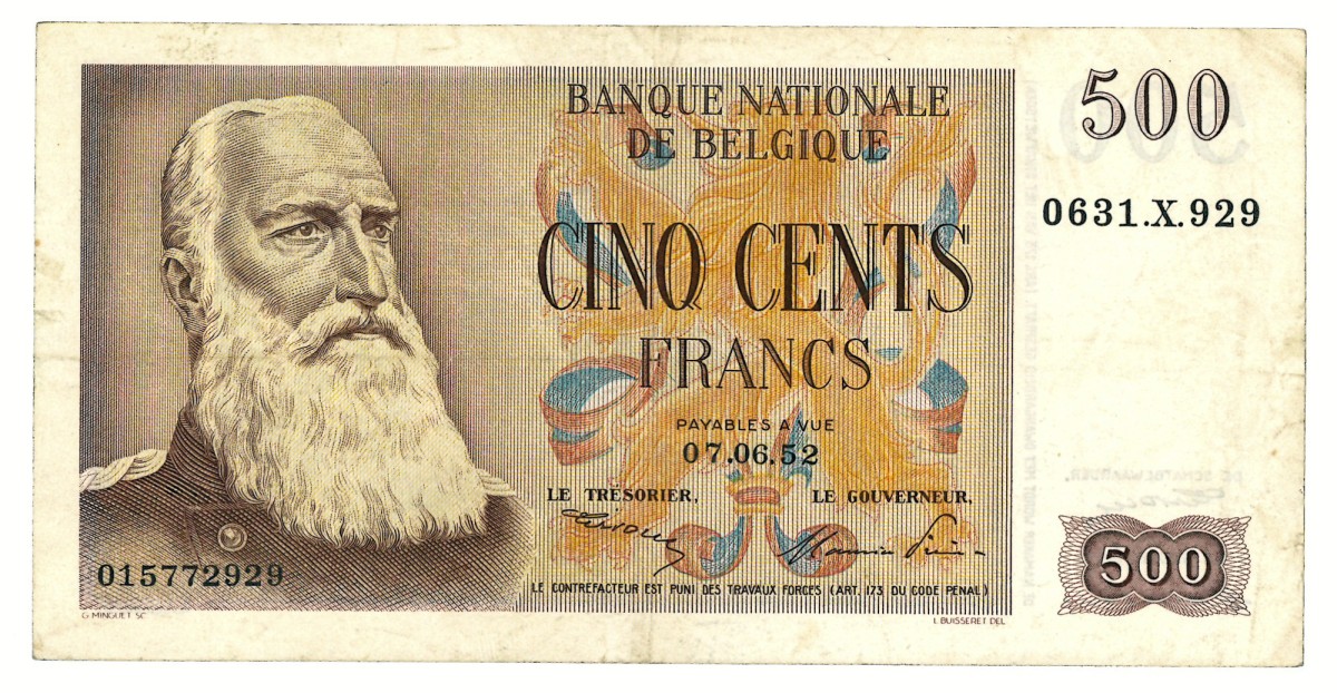 500 francs. - Very fine +.