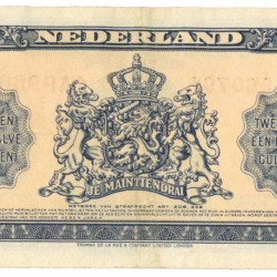 Nederland 2½ gulden Muntbiljet Type 1945 Wilhelmina II - Prachtig