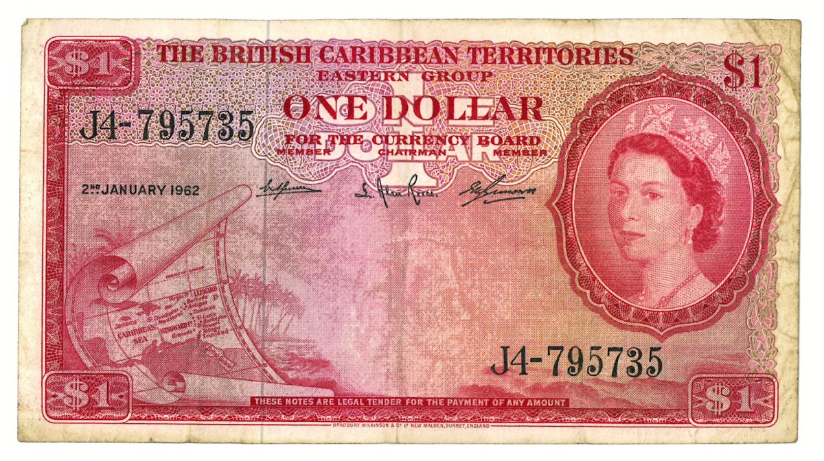 Lot 1 banknote. - Very fine.