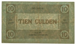10 gulden. - Zeer Fraai.