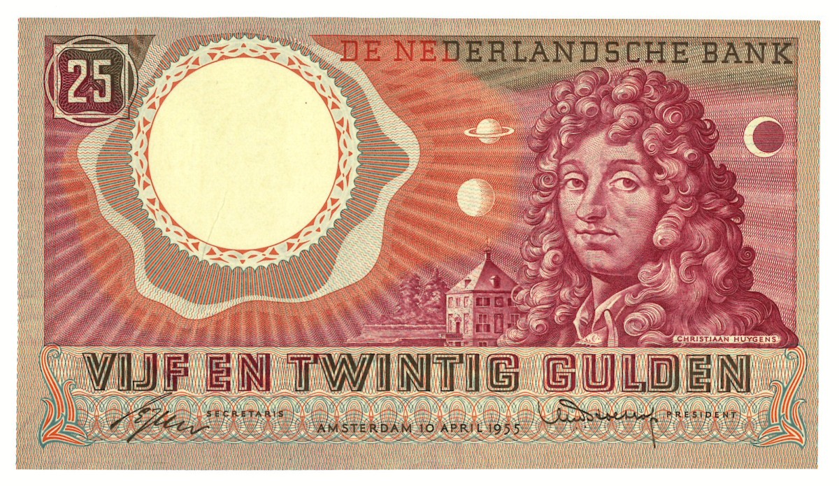 25 gulden. - Nagenoeg UNC.