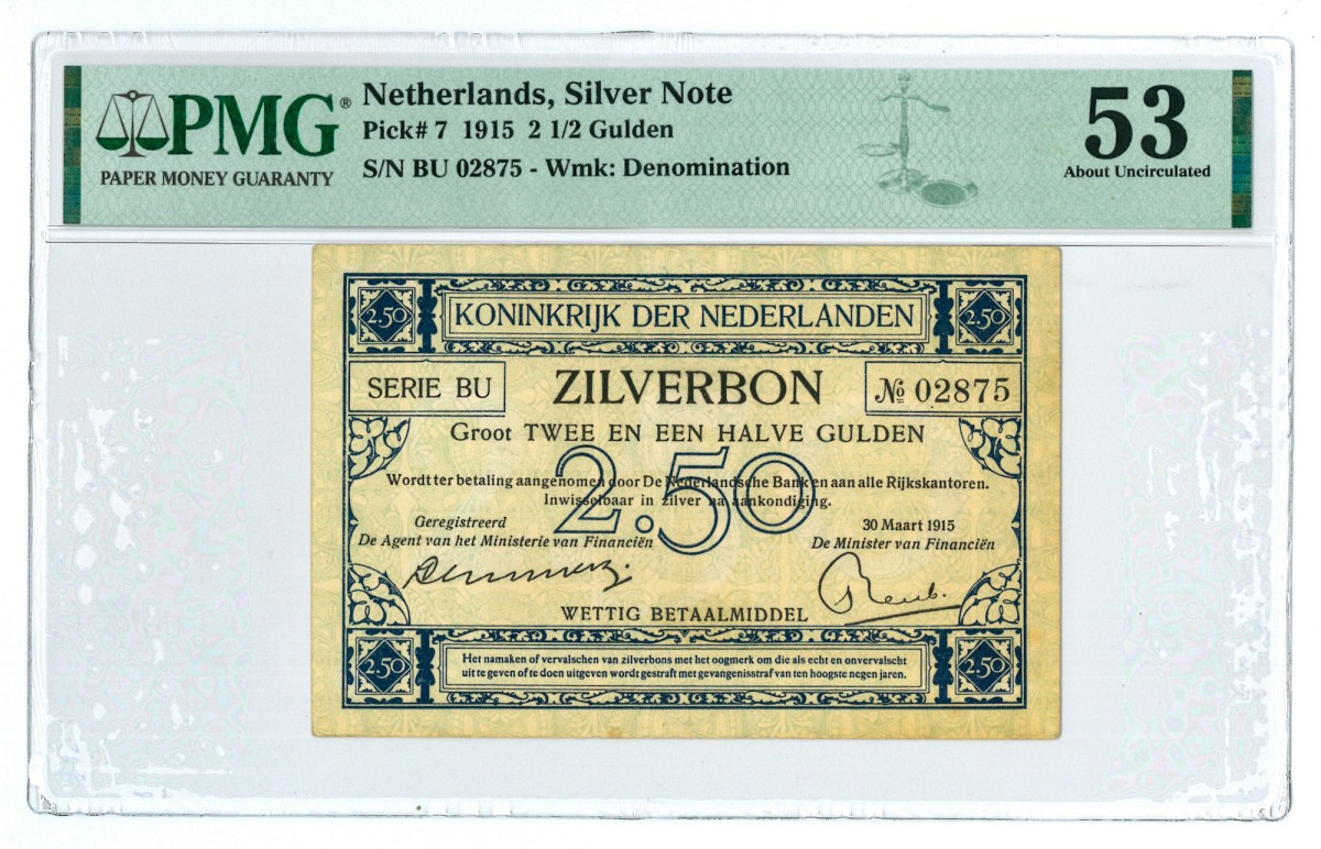 2½ gulden 1914. - Nagenoeg UNC.