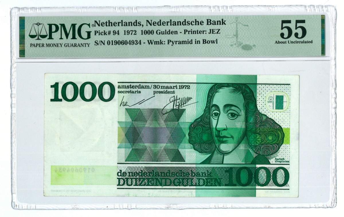 Nederland. 1000 gulden. Bankbiljet. Type 1972. - PMG 55