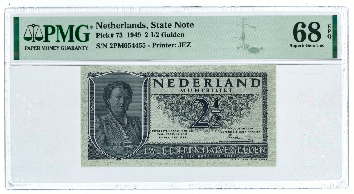 2½ gulden 1949. - UNC.