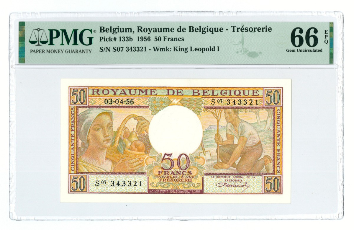 50 francs. - UNC.