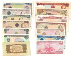 Lot 14 banknotes. - Very fine / Extremely fine.