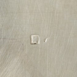 Fruitschaal zilver.